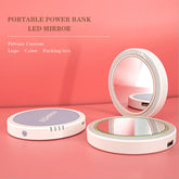 2021 New Products Portable Mirror 3000mAh Power Bank Light
