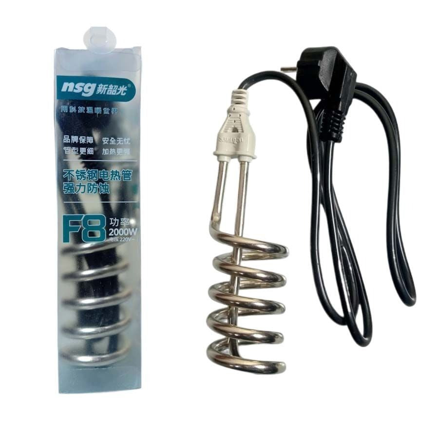 NSG F8 2000W Stainless Steel Electric Water Heating Coil – Durable, Fast & Safe Water Heater | High-Quality Immersion Rod