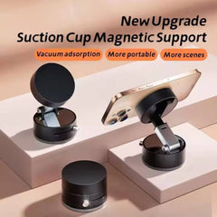 360° Magnetic Phone Holder – Strong Magnetic Suction Mount for Car, Desk & Tabletop Use