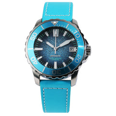 Blue Stainless Steel Material Wristwatch Women