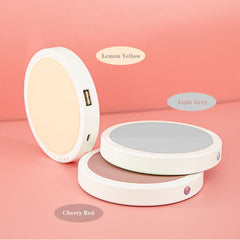 2021 New Products Portable Mirror 3000mAh Power Bank Light